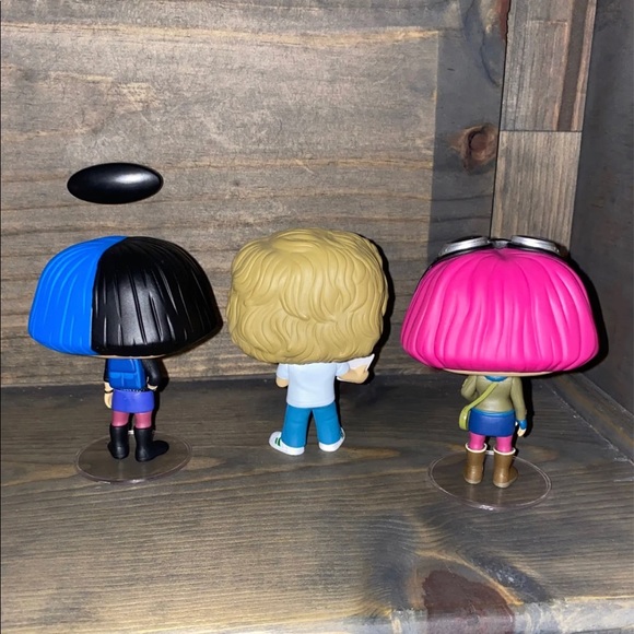 Funko pop Scott pilgrim lot of 3 vinyl figurines.